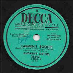 Andrews Sisters - Carmen's Boogie / Adios download free