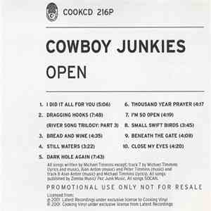 Cowboy Junkies - Open download free