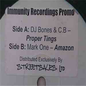 DJ Bones  & C.B / Mark One - Proper Tings / Amazon download free