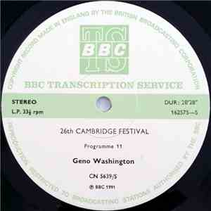 Geno Washington - 26th Cambridge Festival Programme 11 download free