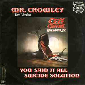 Ozzy Osbourne, Blizzard Of Ozz - Mr. Crowley (Live Version) download free