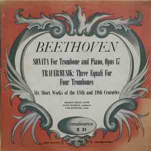 Shuman Brass Choir, Davis Shuman, Sam Raphling - Beethoven - Sonata for Trombone and Piano, Opus 17 download free