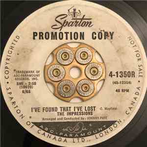 The Impressions - I've Found That I've Lost / Meeting Over Yonder download free